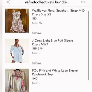 Wallflower Multicolor Floral Dress bundle